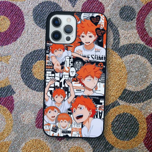 Haikyuu Shoyo Hinata Collage Manga Anime iPhone Case - Picture 1 of 1